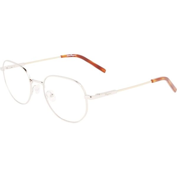 Occhiali vista  Ferragamo Sf2215 cod. colore 041 Uomo Rotonda Argento