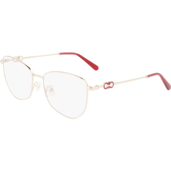 Occhiali vista  Ferragamo Sf2214 cod. colore 712 Donna Geometrica Oro