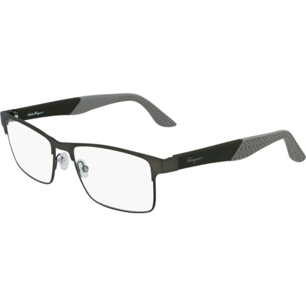 Occhiali vista  Ferragamo Sf2216 cod. colore 070 Uomo Squadrata Rutenio scuro