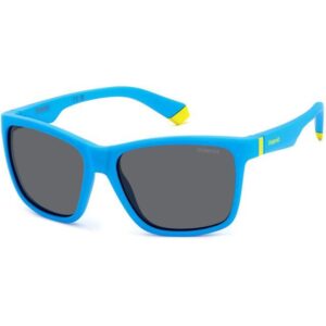 Occhiali da sole  Polaroid Pld 8057/s cod. colore fll/m9 Junior Squadrata Blu