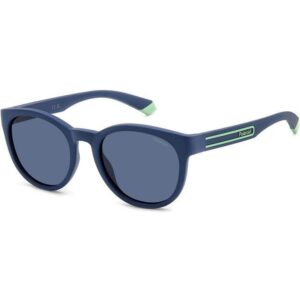 Occhiali da sole  Polaroid Pld 2150/s cod. colore pjp/c3 Unisex Rotonda Blu