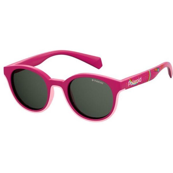 Occhiali da sole  Polaroid Pld 8036/s cod. colore mu1/m9 Bambino Rotonda Fucsia