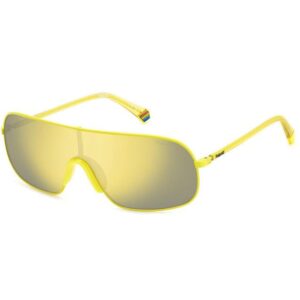 Occhiali da sole  Polaroid Pld 6222/s cod. colore 40g/lm Unisex Maschera Giallo