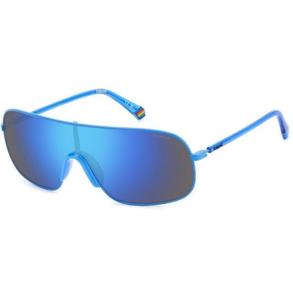 Occhiali da sole  Polaroid Pld 6222/s cod. colore mvu/5x Unisex Maschera Azzurro