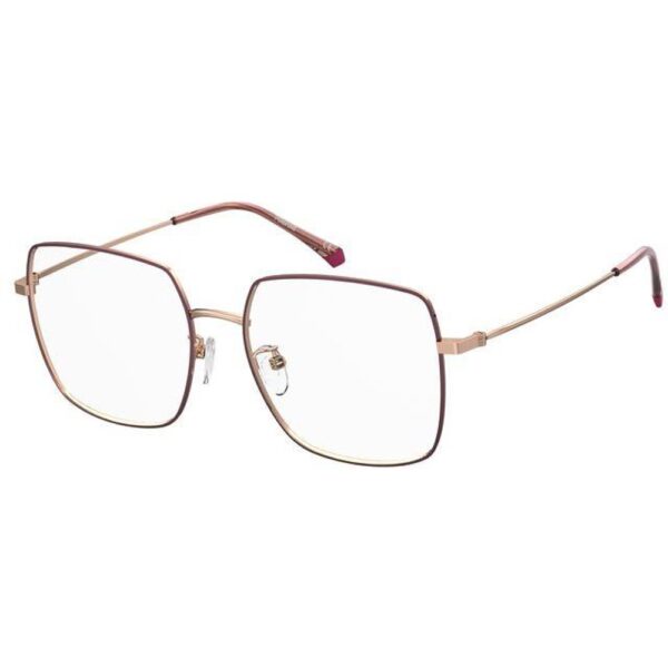 Occhiali vista  Polaroid Pld d428/g cod. colore 0t5 Donna Squadrata Bordeaux