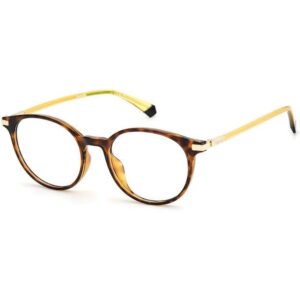 Occhiali vista  Polaroid Pld d461/g cod. colore 086 Unisex Rotonda Havana