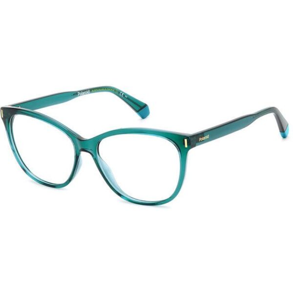 Occhiali vista  Polaroid Pld d463 cod. colore zi9 Donna Cat eye Verde acqua