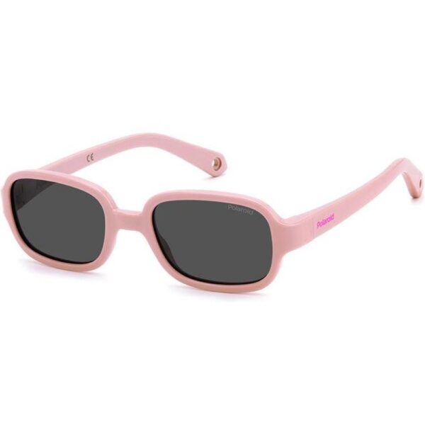 Occhiali da sole  Polaroid Pld k003/s cod. colore 35j/m9 Bambino Squadrata Rosa