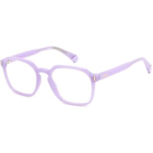 Occhiali vista  Polaroid Pld d482 cod. colore 789 Unisex Geometrica Lilla