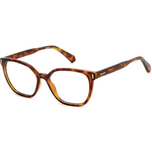 Occhiali vista  Polaroid Pld d484 cod. colore 086 Donna Cat eye Havana