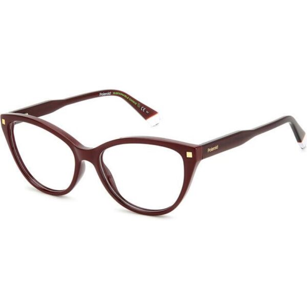 Occhiali vista  Polaroid Pld d493 cod. colore lhf Donna Cat eye Borgogna