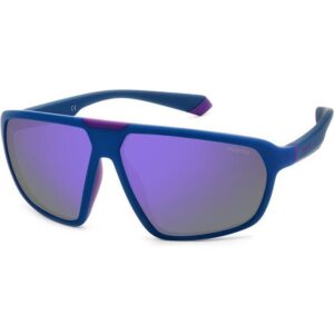 Occhiali da sole  Polaroid Pld 2142/s cod. colore 802/mf Unisex Squadrata Blu semi opaco