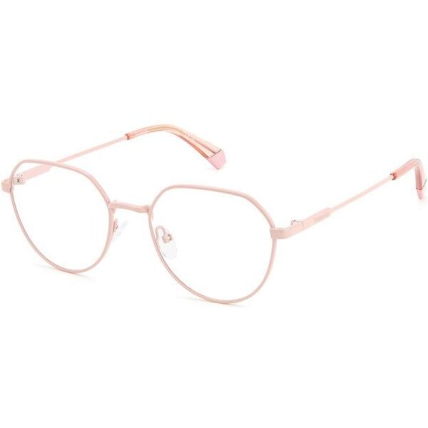 Occhiali vista  Polaroid Pld d465 cod. colore 35j Unisex Geometrica Rosa