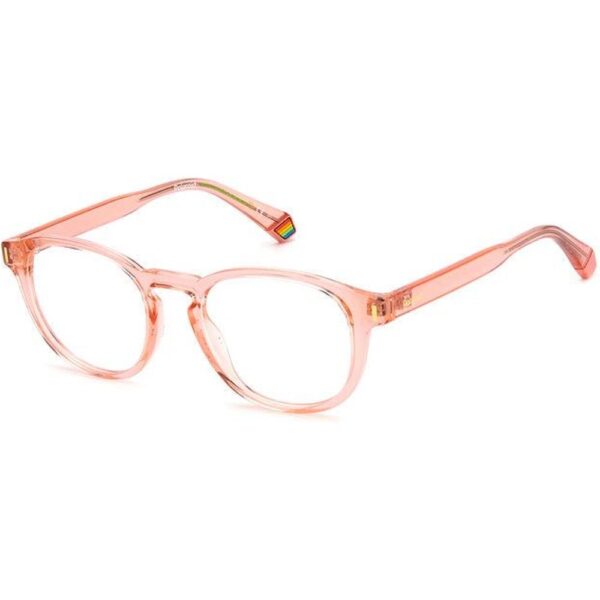 Occhiali vista  Polaroid Pld d452 cod. colore 9r6 Unisex Rotonda Rosa