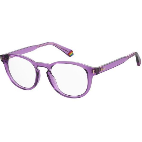 Occhiali vista  Polaroid Pld d452 cod. colore b3v Unisex Rotonda Viola