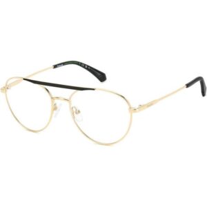 Occhiali vista  Polaroid Pld d513 cod. colore rhl Unisex Pilot Oro / nero