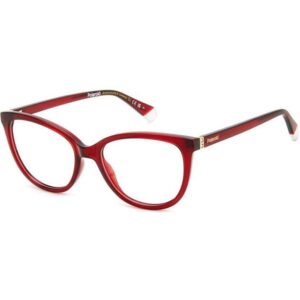 Occhiali vista  Polaroid Pld d504 cod. colore lhf Donna Cat eye Borgogna