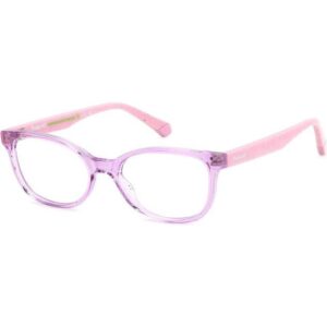 Occhiali vista  Polaroid Pld d833 cod. colore 789 Bambino Cat eye Lilla