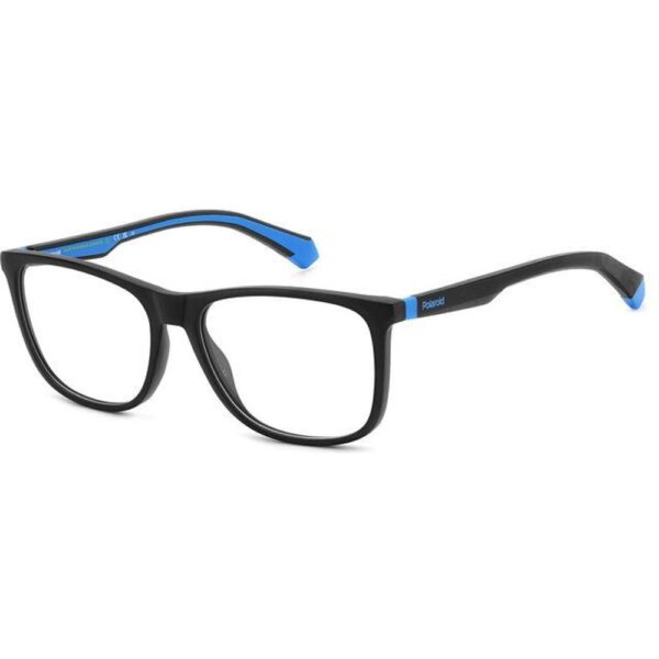 Occhiali vista  Polaroid Pld d517 cod. colore 0vk Unisex Squadrata Nero opaco/blue