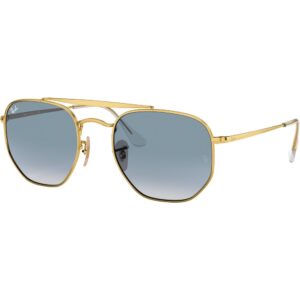 Occhiali da sole  Ray - ban Rb3648 the marshal cod. colore 001/3f Unisex Geometrica Oro