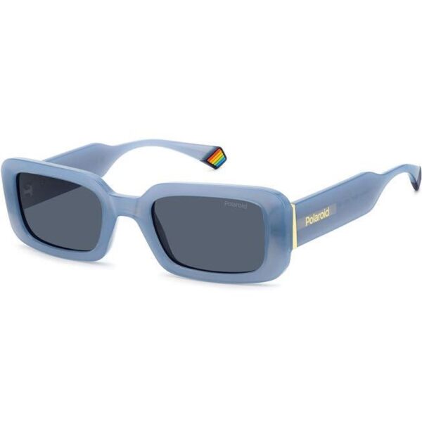 Occhiali da sole  Polaroid Pld 6208/s/x cod. colore mvu/c3 Donna Squadrata Azzurro