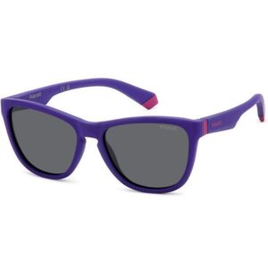 Occhiali da sole  Polaroid Pld 8056/s cod. colore 1jz/m9 Junior Squadrata Viola