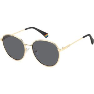 Occhiali da sole  Polaroid Pld 6215/s/x cod. colore 2f7/m9 Unisex Rotonda Oro