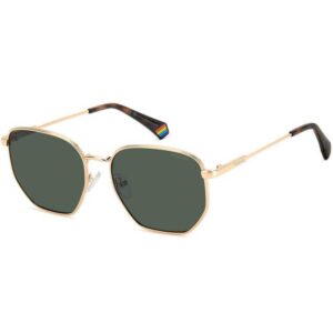 Occhiali da sole  Polaroid Pld 6214/s/x cod. colore ddb/uc Unisex Geometrica Oro