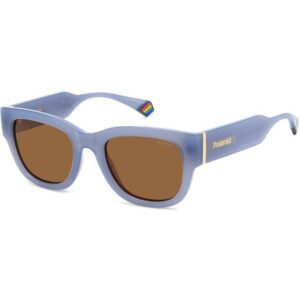 Occhiali da sole  Polaroid Pld 6213/s/x cod. colore mvu/he Donna Squadrata Azzurro