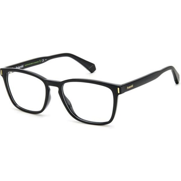 Occhiali vista  Polaroid Pld d462 cod. colore 807 Unisex Squadrata Nero