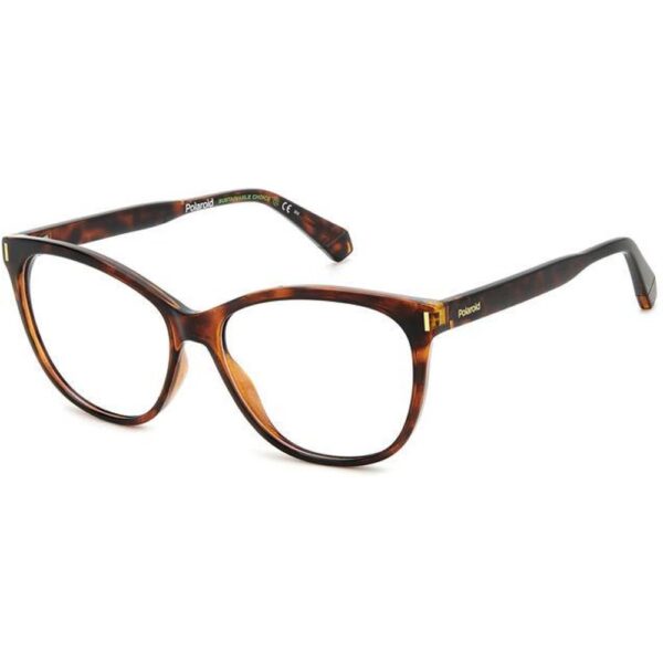 Occhiali vista  Polaroid Pld d463 cod. colore 086 Donna Cat eye Havana