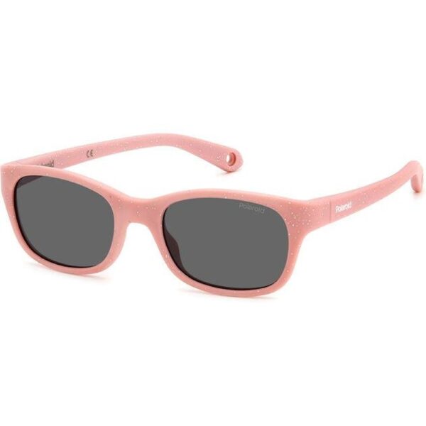 Occhiali da sole  Polaroid Pld k006/s cod. colore w66/m9 Bambino Squadrata Rosa