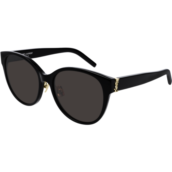 Occhiali da sole  Saint laurent Sl m39/k cod. colore 001 Donna Rotonda Nero