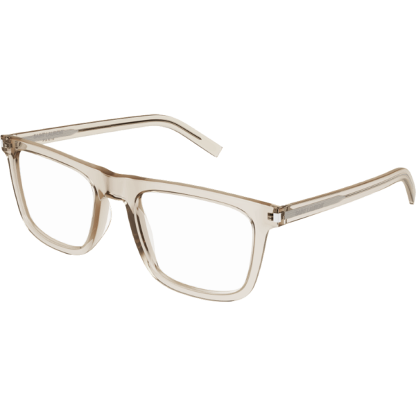 Occhiali vista  Saint laurent Sl 547 slim opt cod. colore 008 Uomo Squadrata Beige