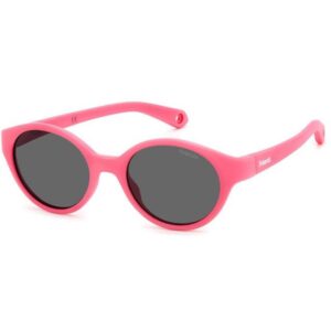 Occhiali da sole  Polaroid Pld k007/s cod. colore mu1/m9 Bambino Rotonda Rosa