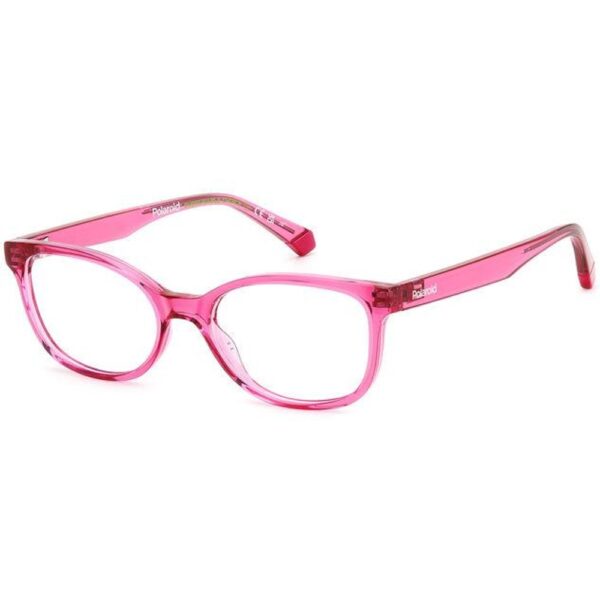 Occhiali vista  Polaroid Pld d833 cod. colore mu1 Bambino Cat eye Fucsia