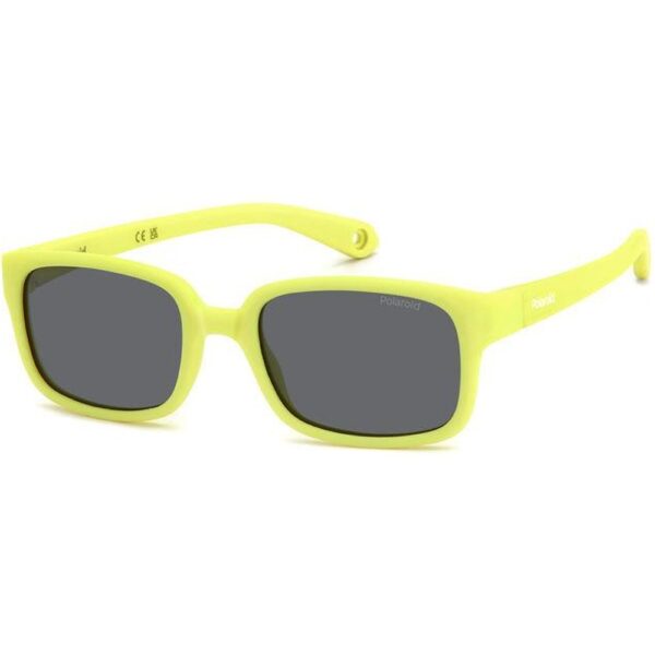 Occhiali da sole  Polaroid Pld k008/s cod. colore 4an/m9 Bambino Squadrata Giallo