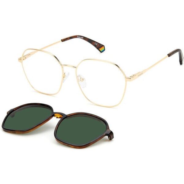 Occhiali da sole  Polaroid Pld 6183/cs cod. colore 06j/uc Unisex Geometrica Oro havana