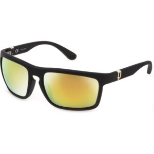 Occhiali da sole  Police Splf63 beyond 2 cod. colore u28g Uomo Squadrata Nero-opaco