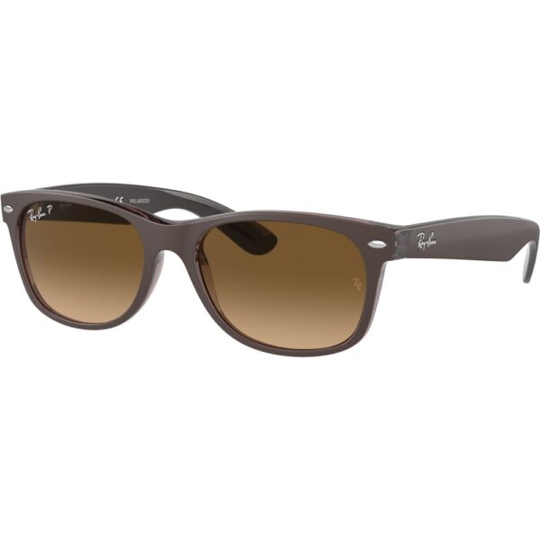 Occhiali da sole  Ray - ban Rb2132 new wayfarer cod. colore 6608m2 Unisex Squadrata Marrone