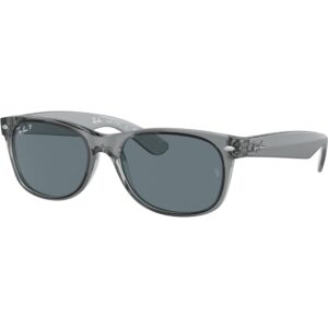 Occhiali da sole  Ray - ban Rb2132 new wayfarer cod. colore 64503r Unisex Squadrata Grigio