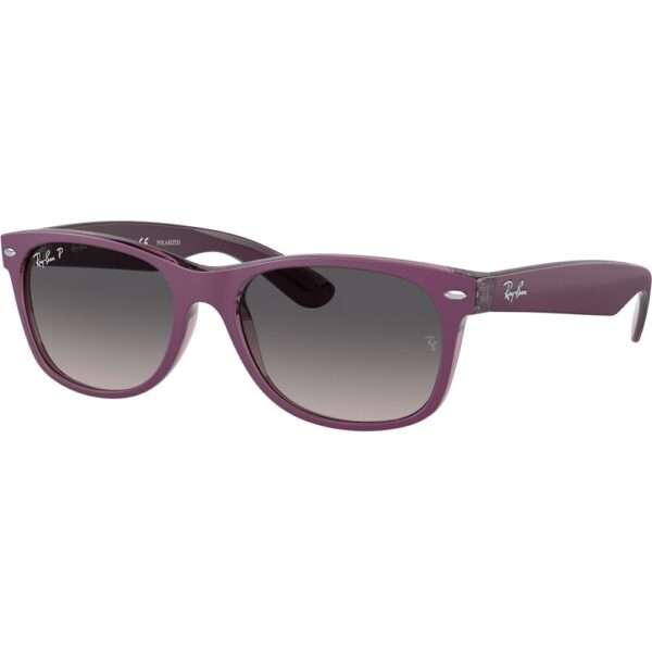 Occhiali da sole  Ray - ban Rb2132 new wayfarer cod. colore 6606m3 Unisex Squadrata Viola