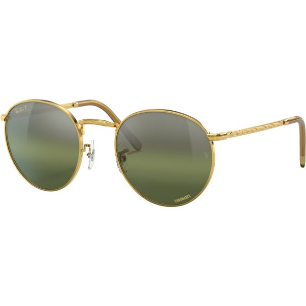 Occhiali da sole  Ray - ban Rb3637 new round cod. colore 9196g4 Unisex Panthos Oro