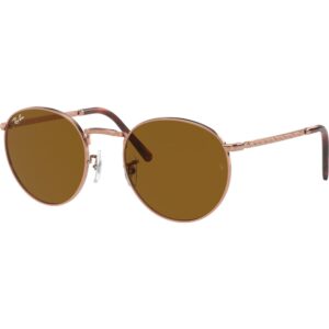 Occhiali da sole  Ray - ban Rb3637 new round cod. colore 920233 Unisex Panthos Oro