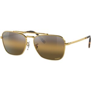 Occhiali da sole  Ray - ban Rb3636 new caravan cod. colore 9196g5 Unisex Squadrata Oro