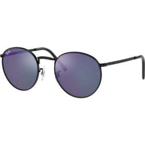 Occhiali da sole  Ray - ban Rb3637 new round cod. colore 002/g1 Unisex Panthos Nero