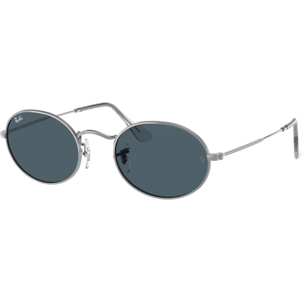 Occhiali da sole  Ray - ban Rb3547 oval cod. colore 003/r5 Unisex Rotonda Argento