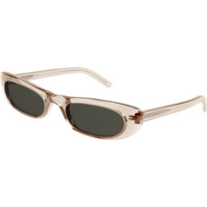 Occhiali da sole  Saint laurent Sl 557 shade cod. colore 004 Donna Rotonda Beige