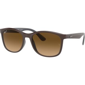 Occhiali da sole  Ray - ban Rb4374  cod. colore 6600m2 Unisex Squadrata Marrone