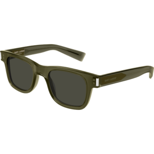 Occhiali da sole  Saint laurent Sl 564 cod. colore 003 Unisex Squadrata Verde